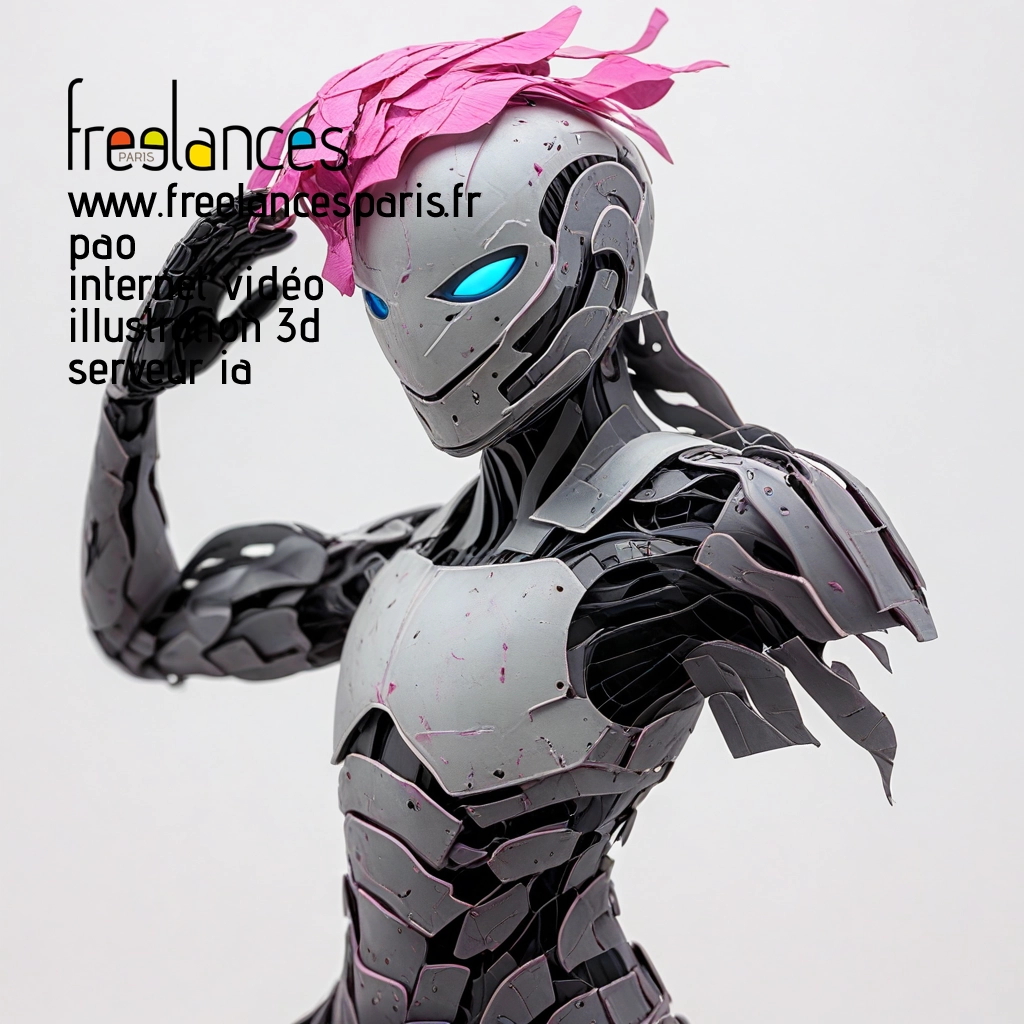 Pao mise en page internet vidéo illustration 3d serveur image IA générative AI freelance paris studio de création magazines BZVCFZK0